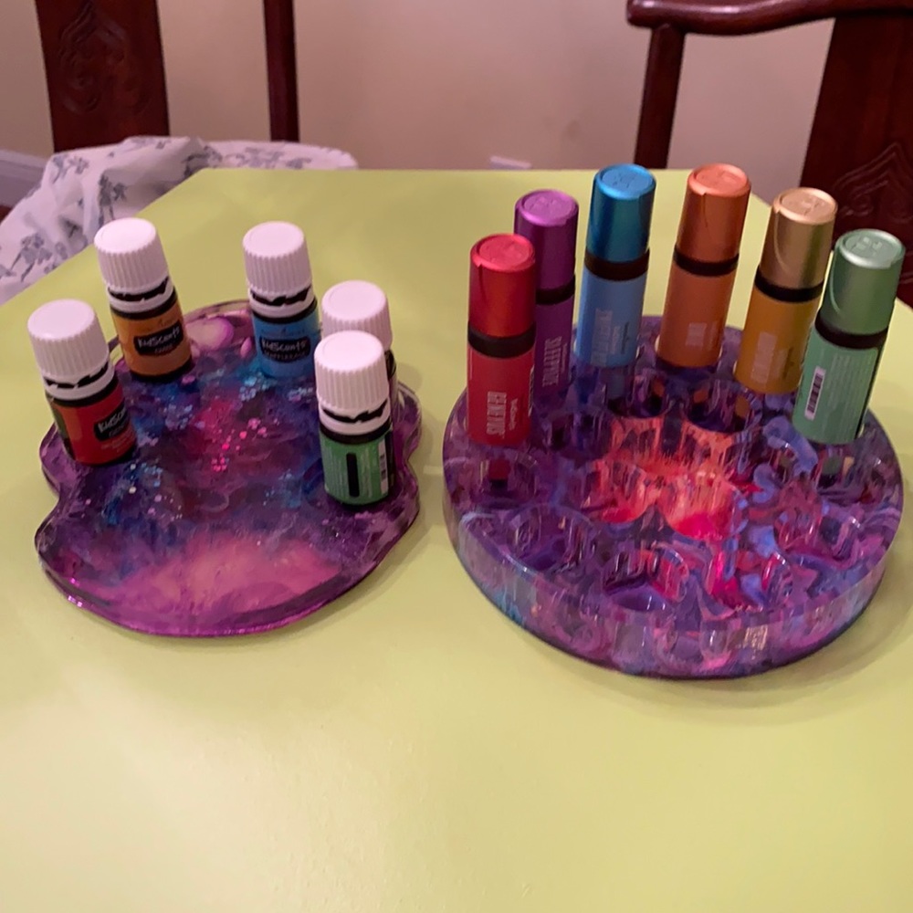 Handmade Essential Oil bottle and roller holder